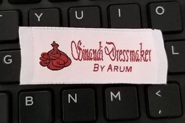 Label Baju Sinandi Dressmaker By Arum